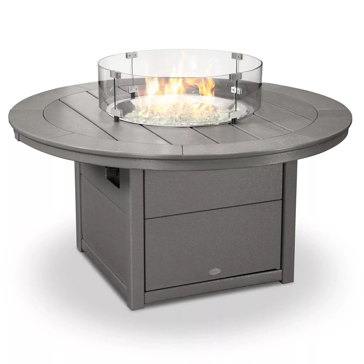 Polywood: 48" Round Fire Pit Table, LP