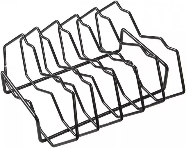 Primo Grills 5-Slot Rib Rack for Oval JR 200/LG 300/XL 400 and Kamado Round Grills - PG00342
