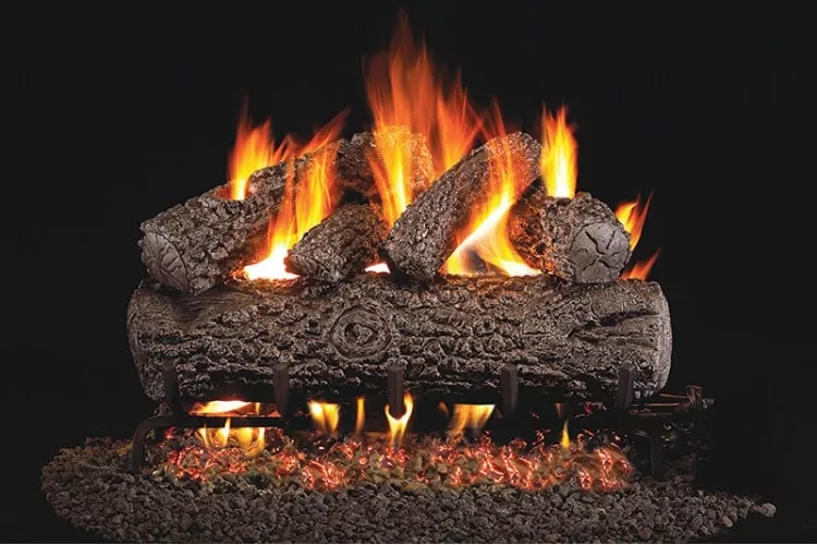 Real Fyre – Post Oak Logs with G46 Series Burner