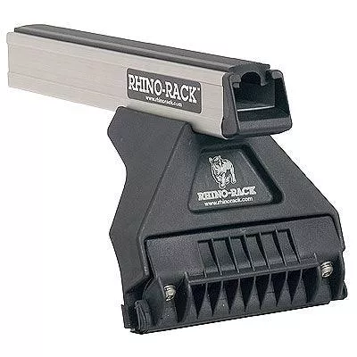 Rhino Heavy Duty Silver Gutter Mount Roof Rack RL110