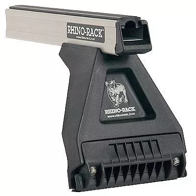 Rhino Heavy Duty Silver Gutter Mount Roof Rack RL150