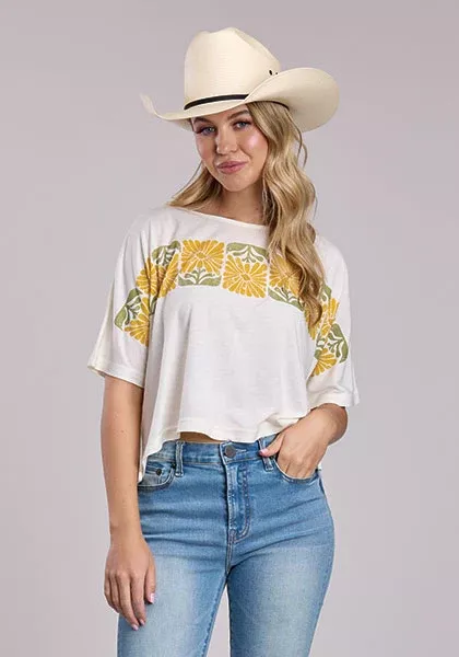 Roper Women's Short Sleeve Crew neck Tee