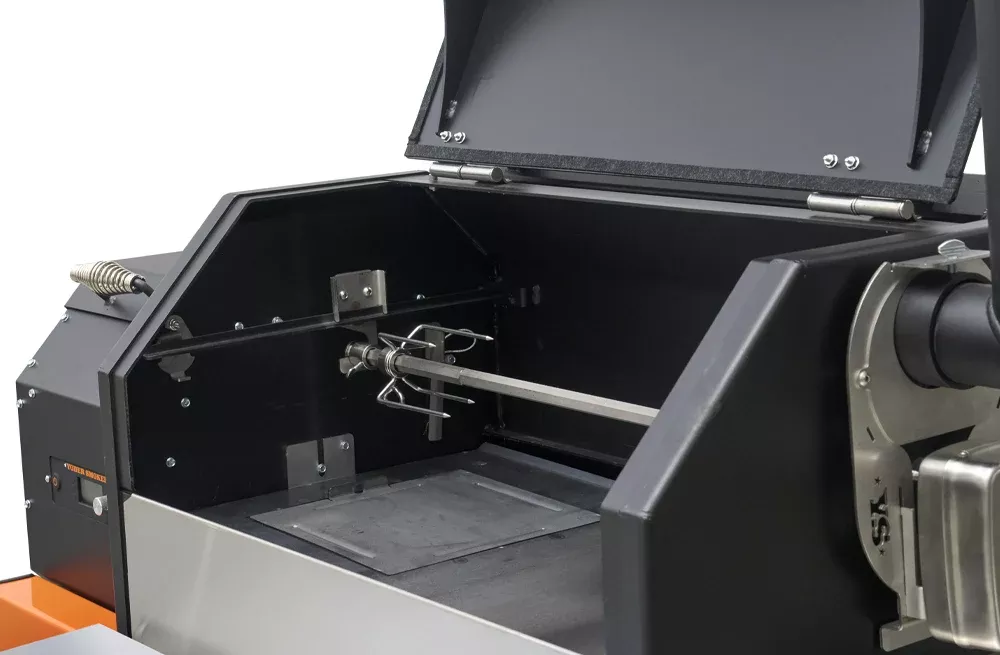 S-Series Pellet Grill Rotisserie Kit - Yoder Smokers