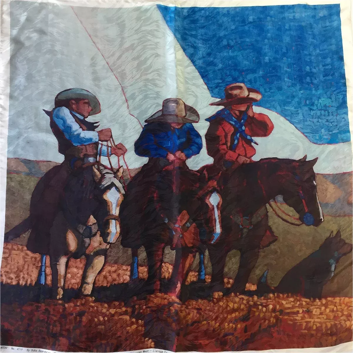 Silk Scarf - Solstice Moon