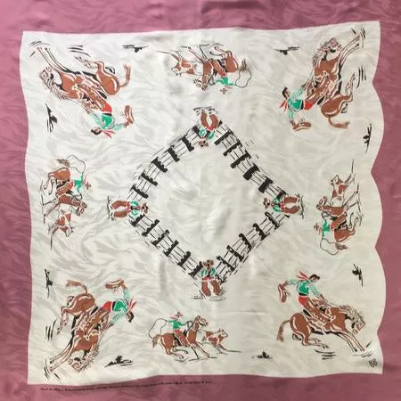 Silk Scarf - Vintage Corral