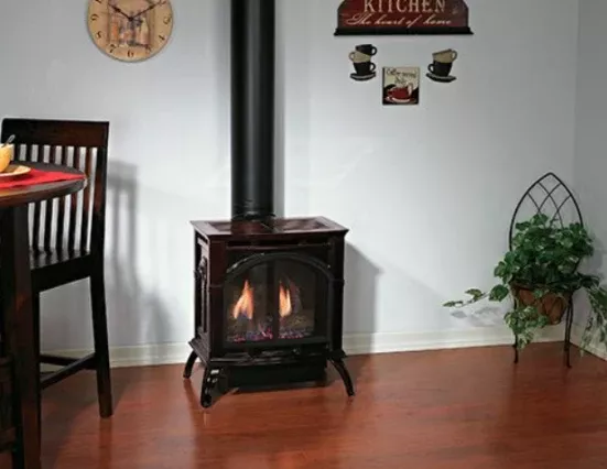 Spirit Cast Iron Direct Vent Gas Stove (Medium)