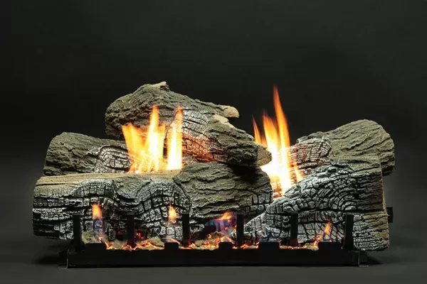 Stacked Wildwood 30" Refractory Log Set, 5-piece
