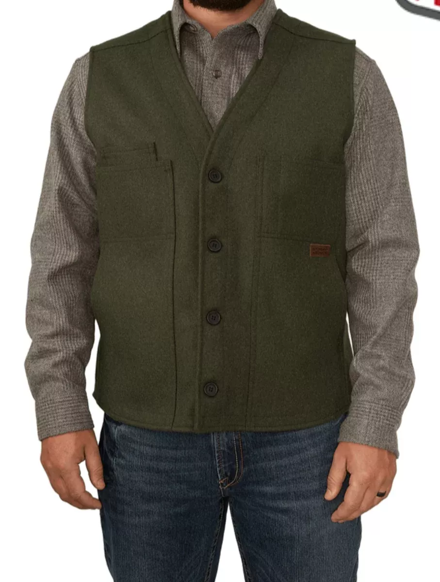 The Stormy Kromer Men's Button Vest