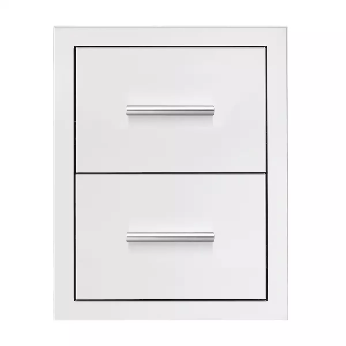Summerset 17" Double Drawer - Masonry Frame Return