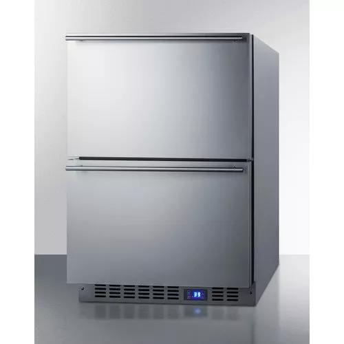 Summit 24" Wide 2-Drawer All-Refrigerator