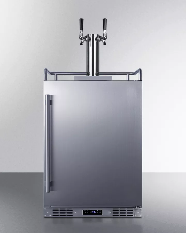 SUMMIT – 24″ Wide Dual Built-In Outdoor Beer Kegerator