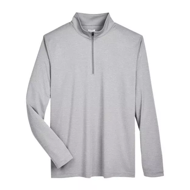 Team 365 Men's Zone Sonic Heather Performance Quarter-Zip Pullover