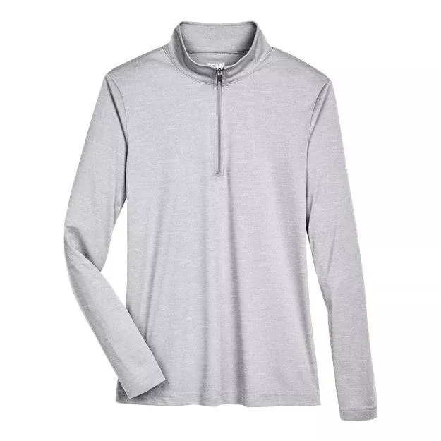 Team 365 Women's Zone Sonic Heather Performance Quarter-Zip Pullover