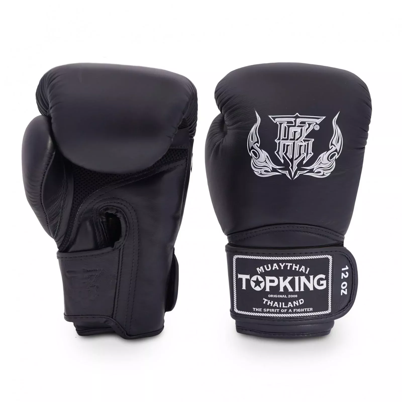 Top King Boxing Gloves - TKBGSA Super Single Tone - Black