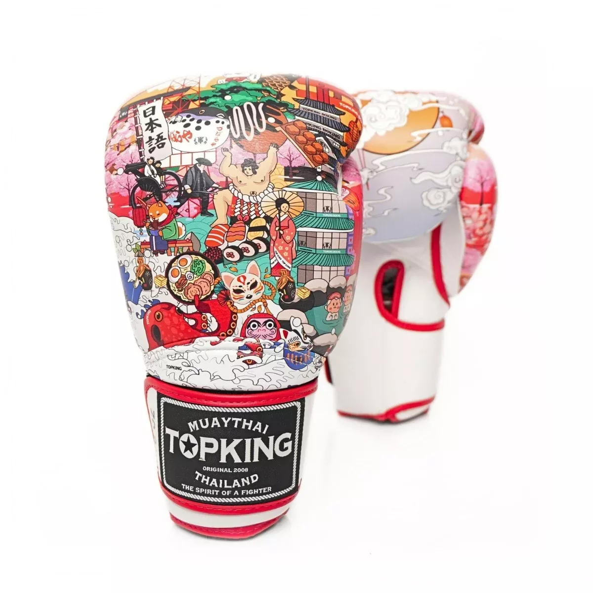 Top King TKBGCT-1J1 Culture JP Boxing Gloves Japanese Art Design