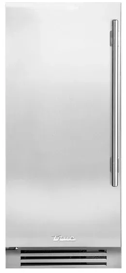 True Refrigeration: 15" Clear Ice Maker w/ Articulating/Soft Close Hinge, Stainless Door