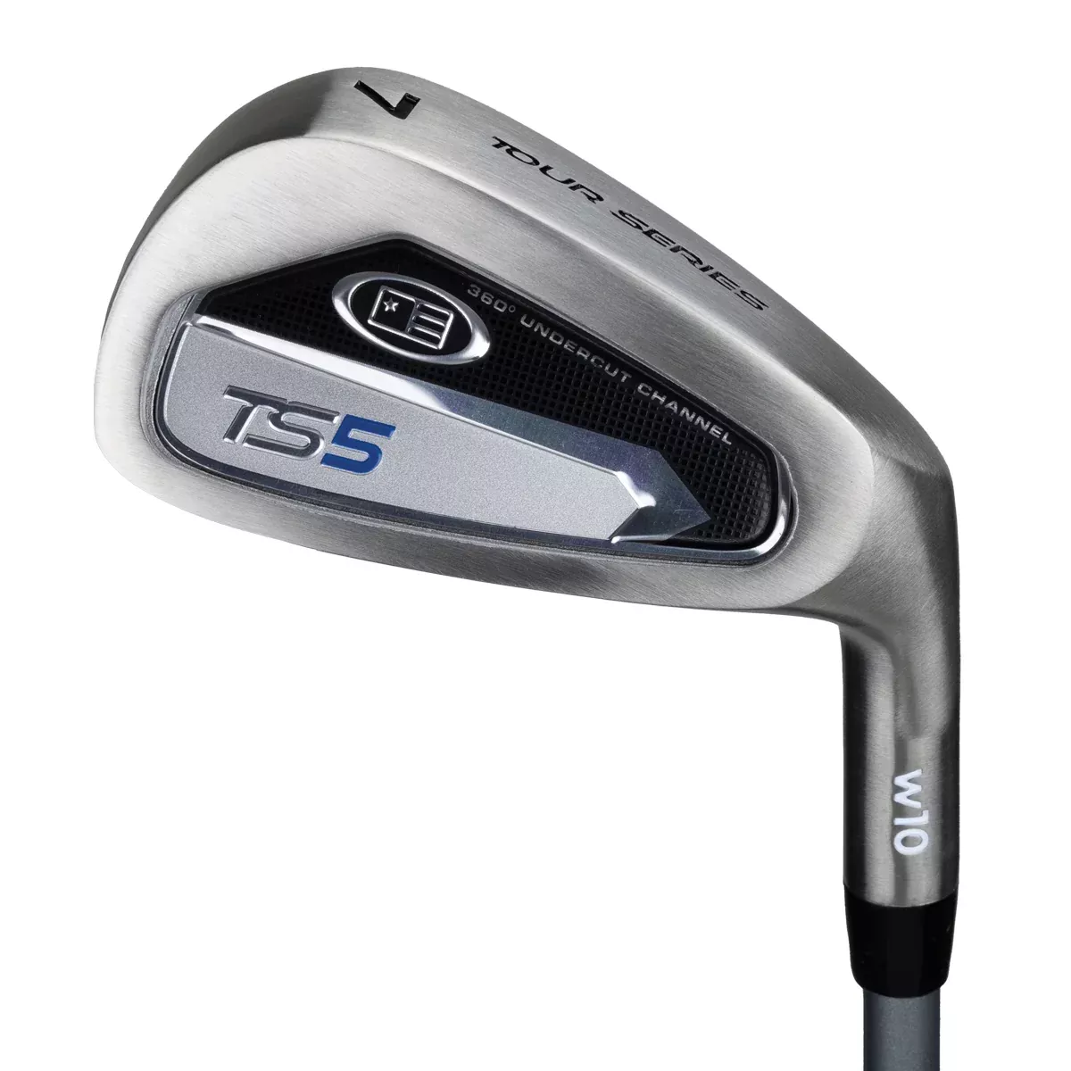 TS5-57 7 Iron, w10 Graphite Shaft