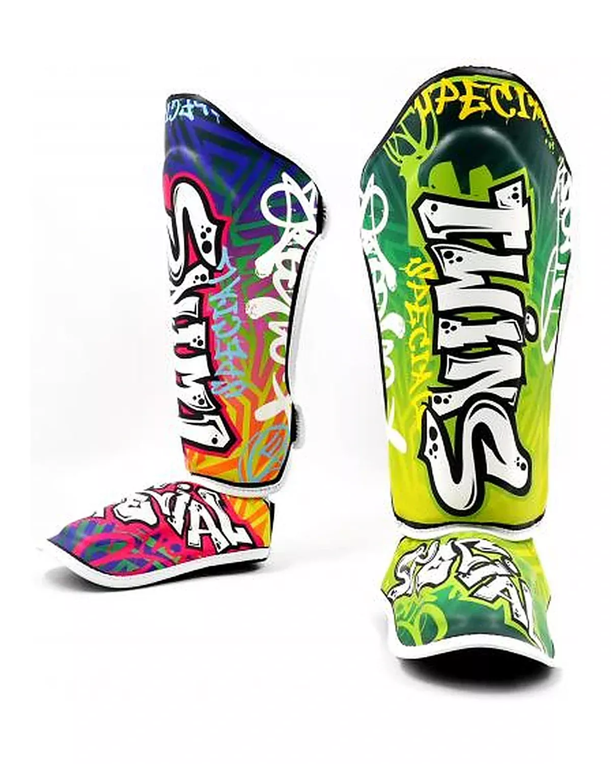 Twins Shin Guards - Graffiti