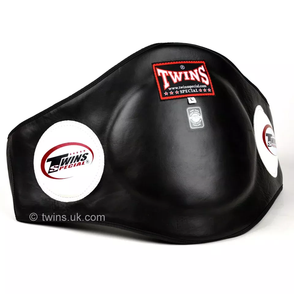 Twins Special BEPL2 Black Leather Belly Pad