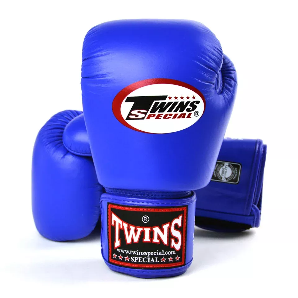 Twins Special BGVL3 Blue Velcro Boxing Gloves