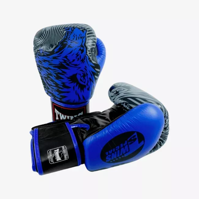 Twins Special Boxing Gloves - FBGVL3-50 - Blue Wolf