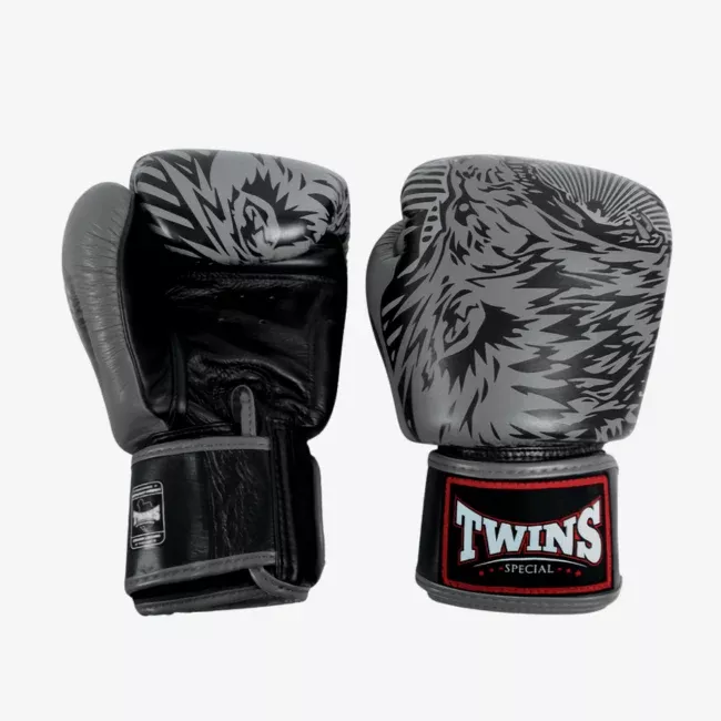 Twins Special Boxing Gloves - FBGVL3-50 - Grey Wolf