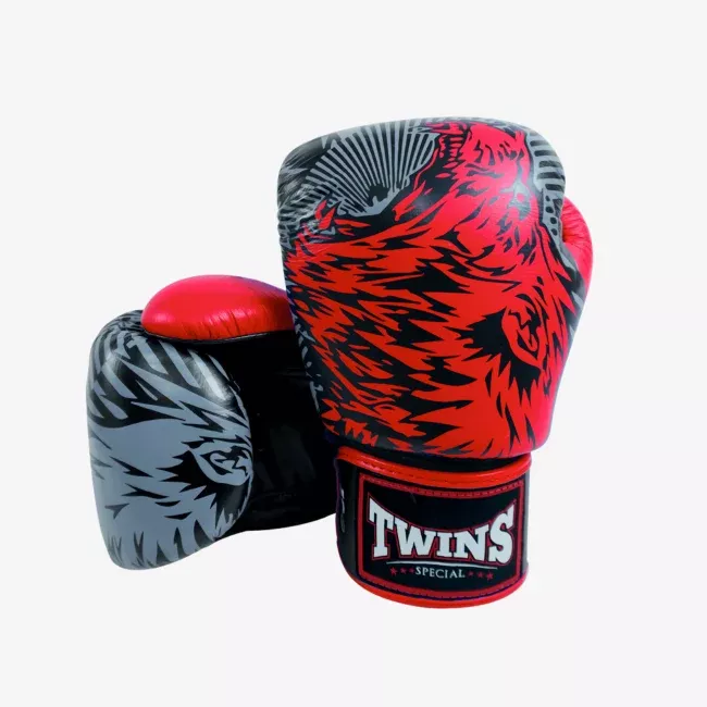 Twins Special Boxing Gloves - FBGVL3-50 - Red Wolf