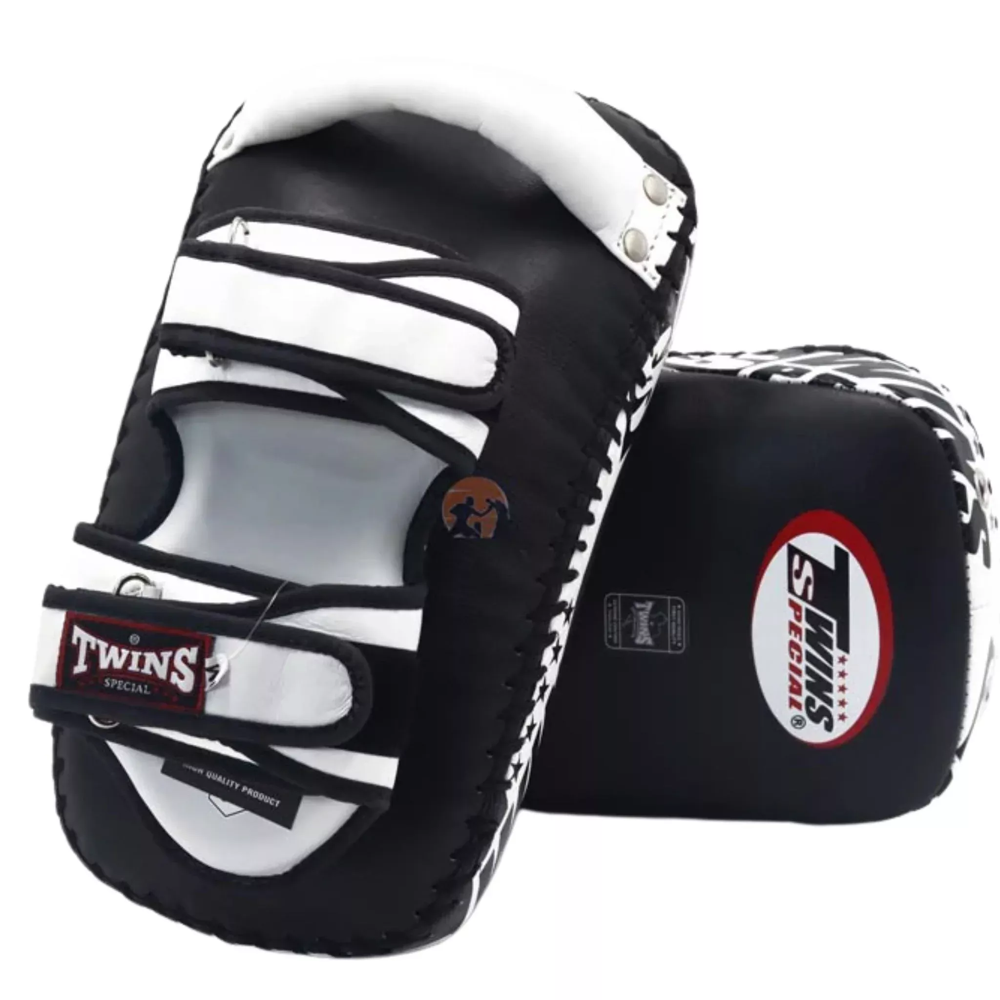 Twins Special Kick Pads KPL-12 Black/White