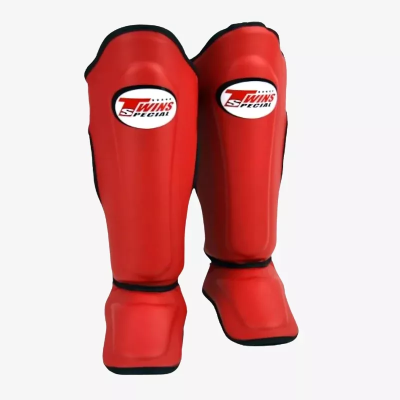 Twins Special Shin Guards - SGL-10 -Red