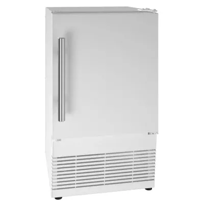 U-Line UACR014-WS01A 14-Inch Outdoor ADA Ice Maker with Solid Door