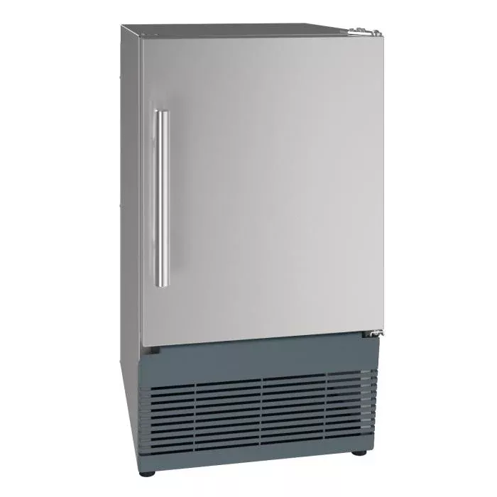 U-Line UACR015-SS01A 15-Inch Outdoor ADA Ice Maker with Solid Door