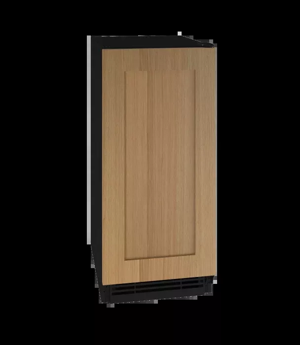 U-Line UHCR115-IS01B 15-Inch Outdoor Ice Maker with Panel-Ready Solid Door