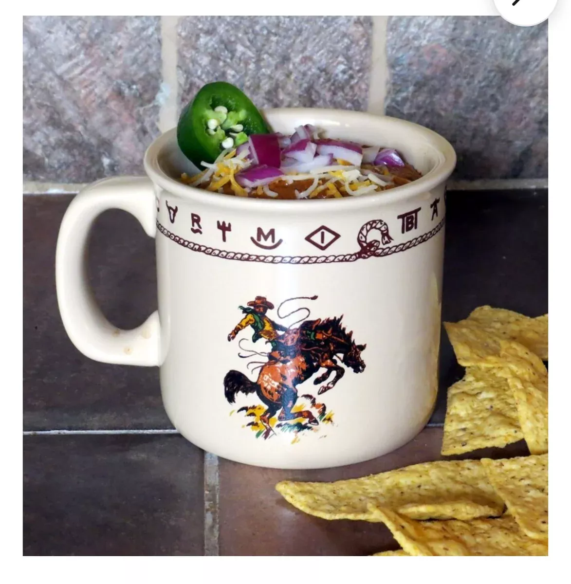 West Creation XLarge Camp Mug with Bronco