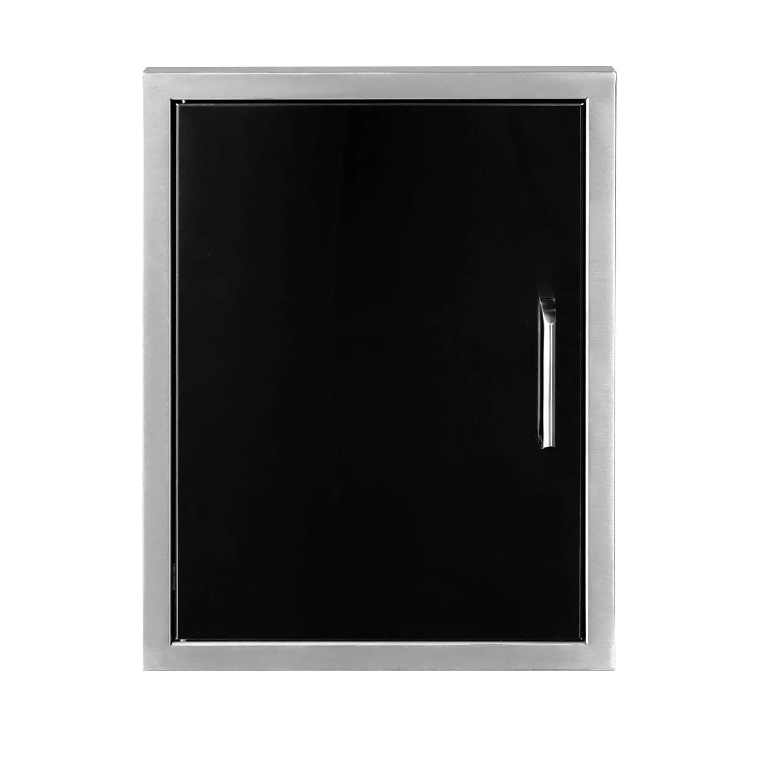 Wildfire 16 X 22 Black 304 SS Vertical Single Access Door - WFVSD1622-BSS