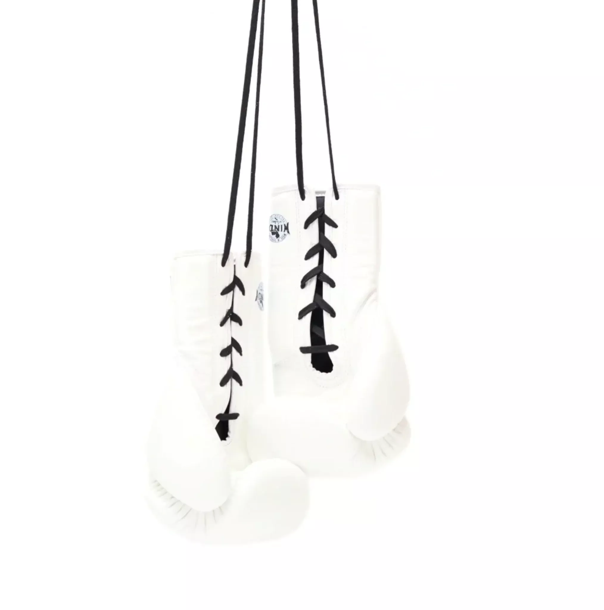 Windy Lace-Up Boxing Gloves BGL White