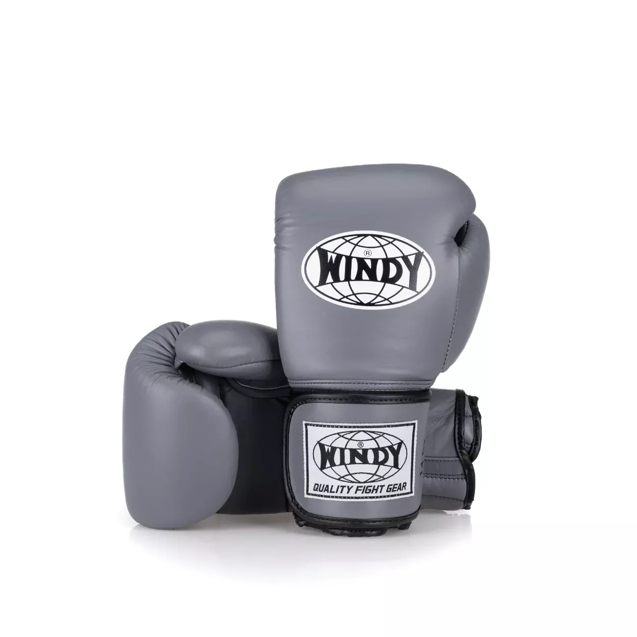 Windy Proline Leather Boxing Gloves - Grey