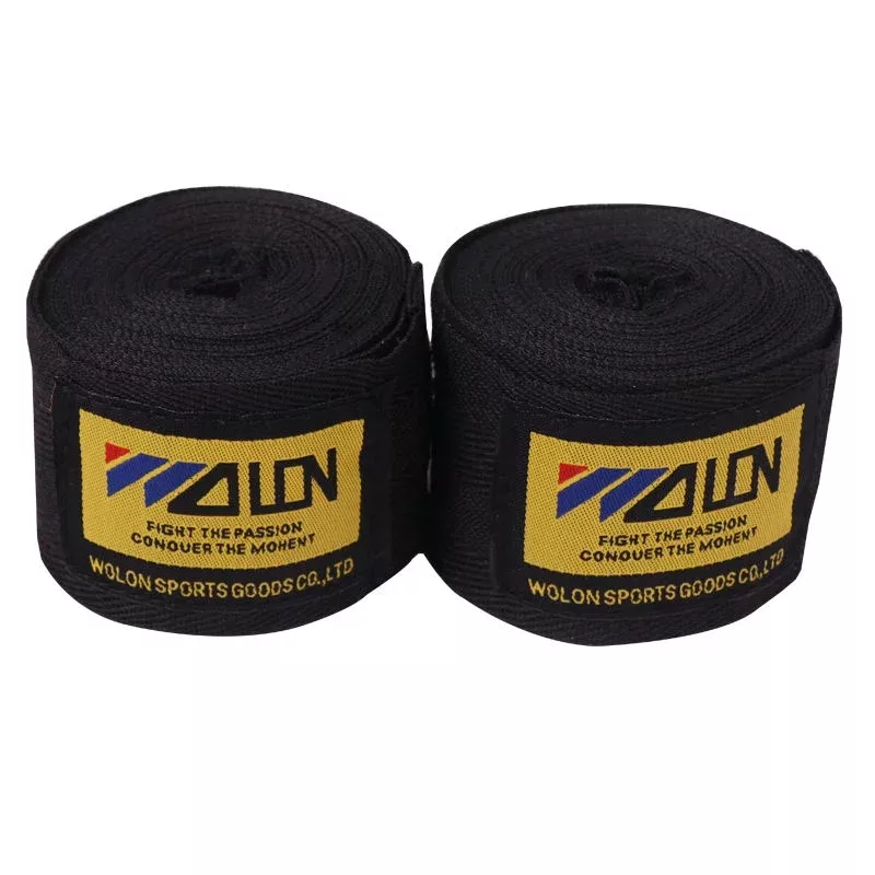 Wolon Authentic Thai Hand Wraps Black
