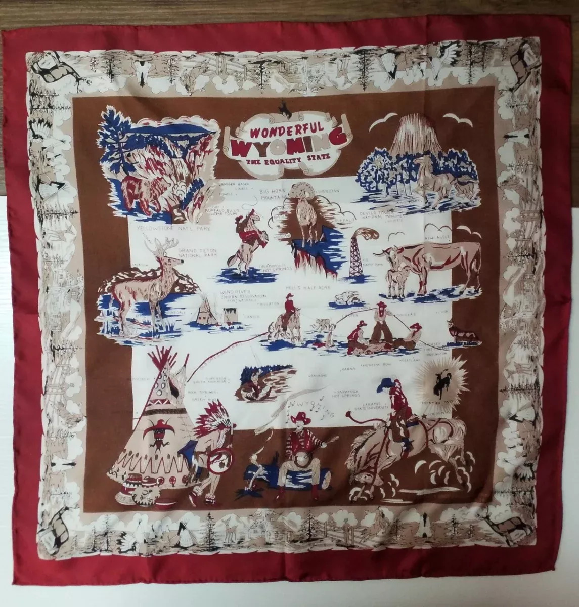 Wonderful Wyoming Silk Scarf