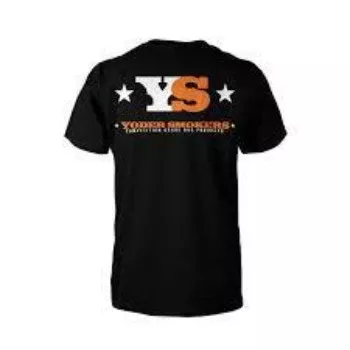 Yoder Smokers: YS Logo Black T-Shirt (Large)