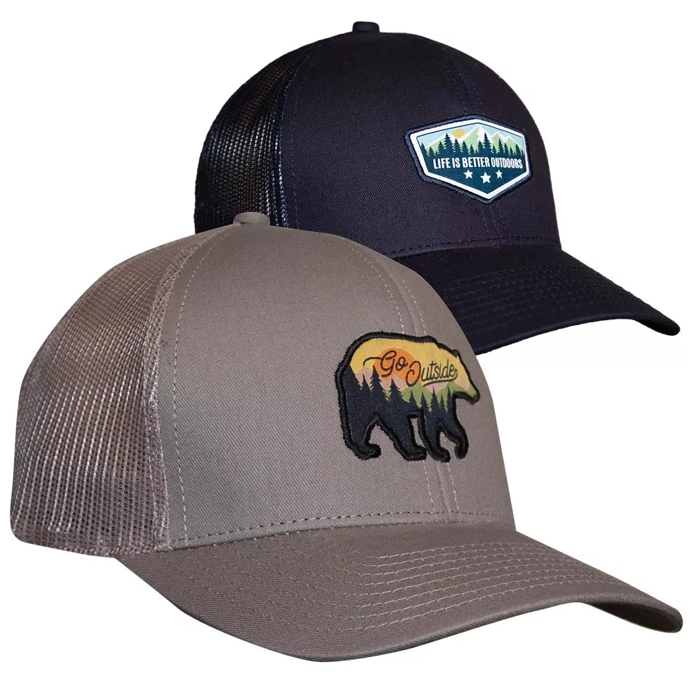 Zion Outdoors Structured Cotton Trucker Caps